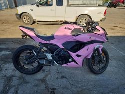 Salvage motorcycles for sale at Fort Wayne, IN auction: 2017 Kawasaki EX650 J
