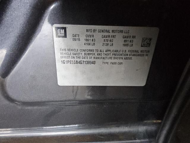 2016 Chevrolet Cruze Limited lt