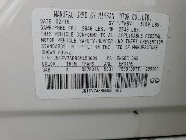 2016 Infiniti Q50 red Sport 400