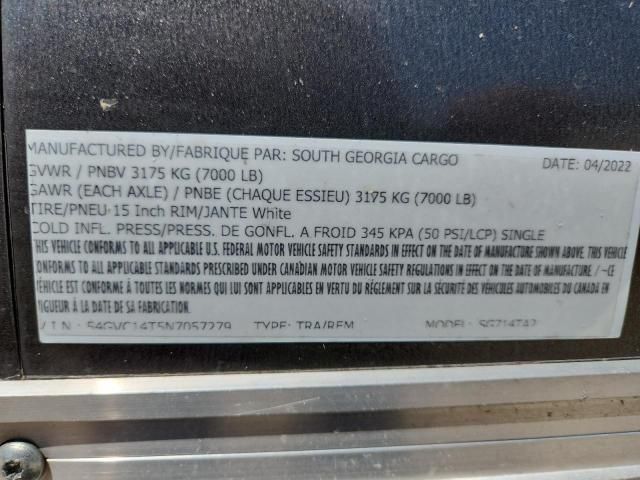 2022 South Georgia SG714TA2 Enclosed Cargo Trailer