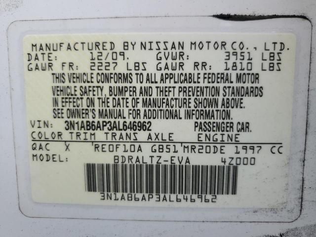 2010 Nissan Sentra 2.0