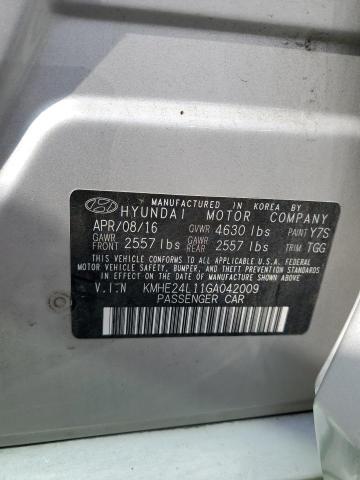 2016 Hyundai Sonata Hybrid