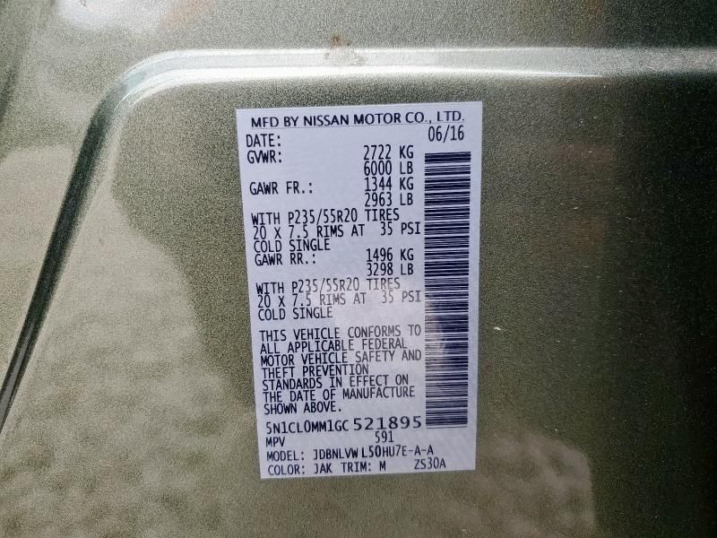 2016 Infiniti QX60 Hybrid
