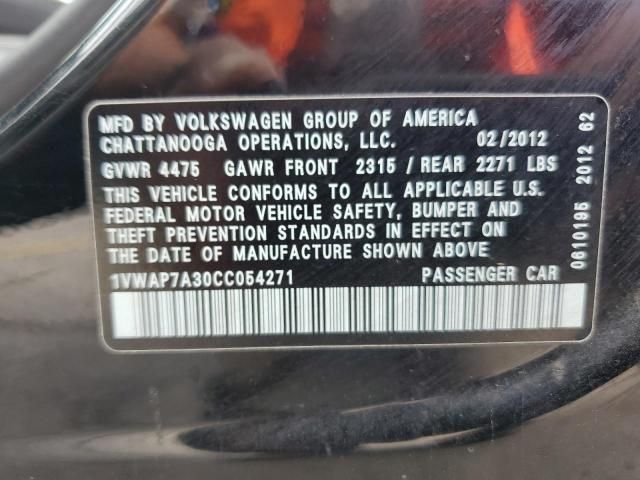 2012 Volkswagen Passat S