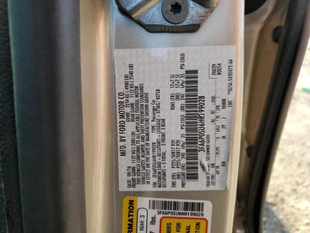 2017 Ford Fusion Titanium Phev