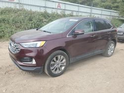 Ford Edge Titanium salvage cars for sale: 2019 Ford Edge Titanium