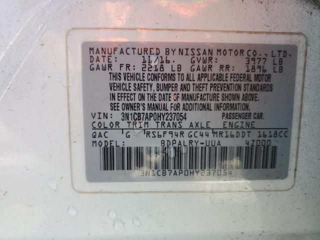 2017 Nissan Sentra SR Turbo