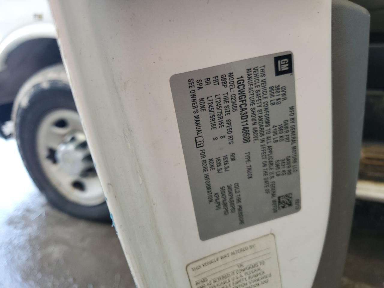 2013 Chevrolet Express G2500