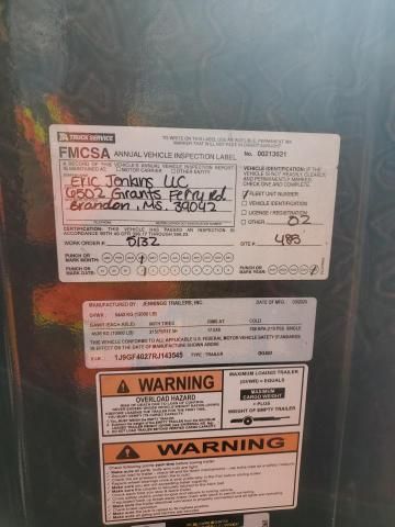 2024 Jennings DG402 Equipment Trailer