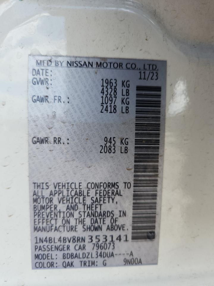 2024 Nissan Altima 2.5 s