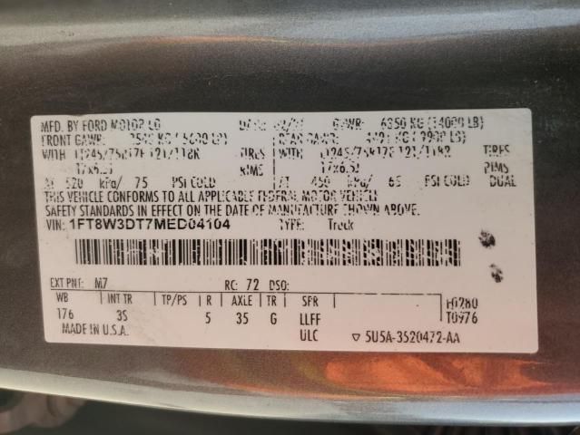 2021 Ford F350 Super Duty