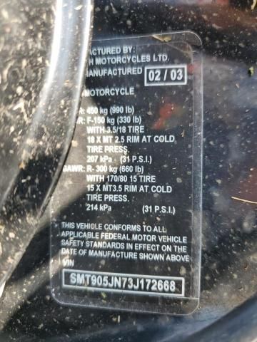 2003 Triumph 2003 Triumph Bonneville America