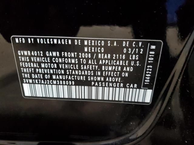 2012 Volkswagen Jetta Base