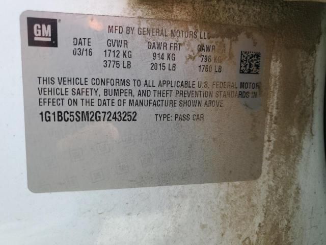 2016 Chevrolet Cruze LS