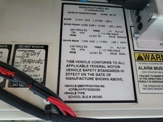 2007 Ic Corporation CE Series School-School Bus