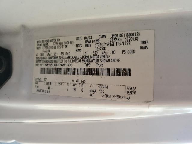 2013 Ford Econoline E150 van