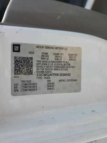 2019 Chevrolet Express G2500