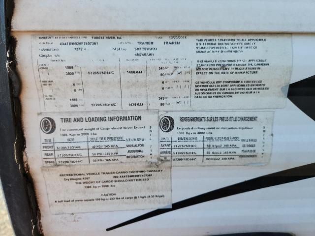 2015 Salem By Forest Rive 2015 Salem 196BHFS-Slide-IN Camper