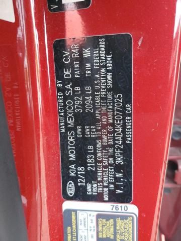 2019 KIA Forte FE
