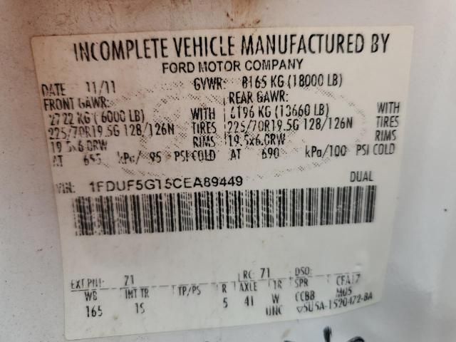 2012 Ford F550 Super Duty