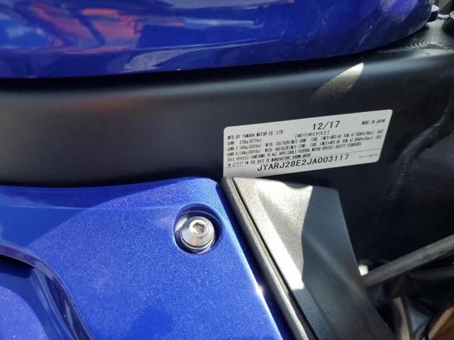 2018 Yamaha YZFR6