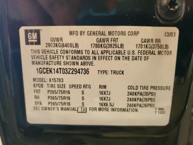 2003 Chevrolet Silverado K1500