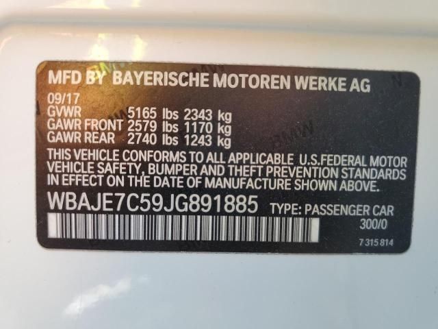 2018 BMW 540 XI