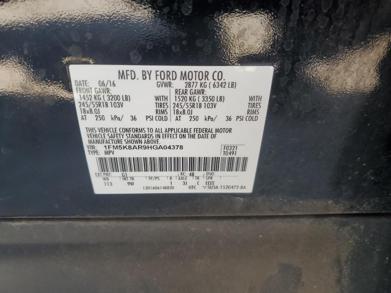 2017 Ford Explorer Police Interceptor