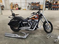 Salvage motorcycles for sale at Avon, MN auction: 2010 Harley-Davidson Fxdwg