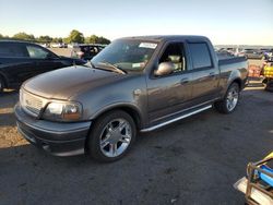 Ford salvage cars for sale: 2002 Ford F150 Supercrew Harley Davidson