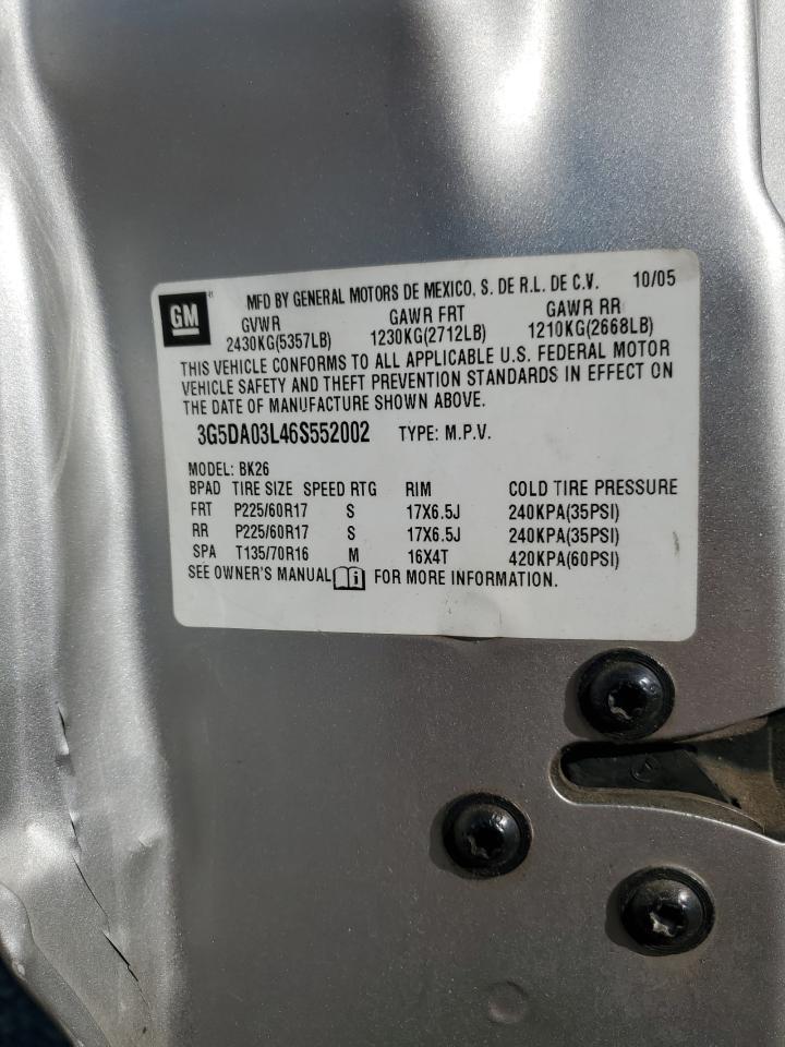 2006 Buick Rendezvous cx