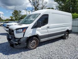 Salvage trucks for sale at Riverview, FL auction: 2020 Ford Transit T-250