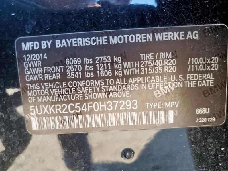 2015 BMW X5 SDRIVE35I