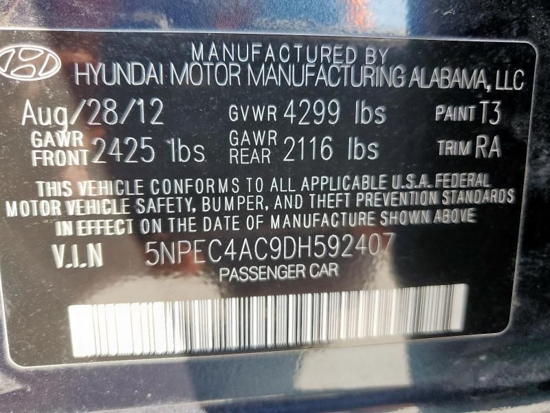 2013 Hyundai Sonata SE