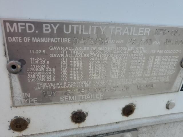 2009 Utility VS2RA Refrigerated Van Trailer