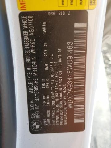 2006 BMW X3 3.0I