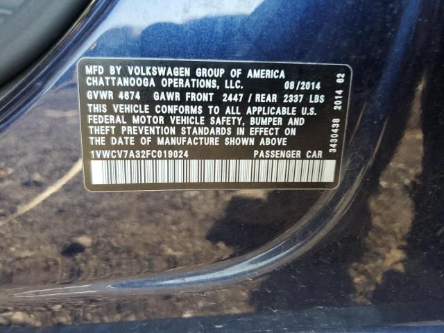 2015 Volkswagen Passat SEL