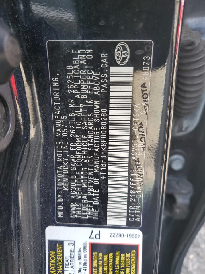 2015 Toyota Camry le