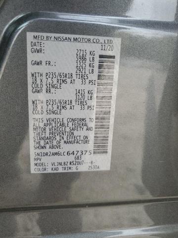 2020 Nissan Pathfinder s