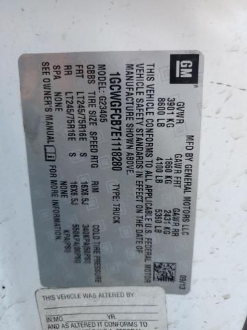 2014 Chevrolet Express G2500