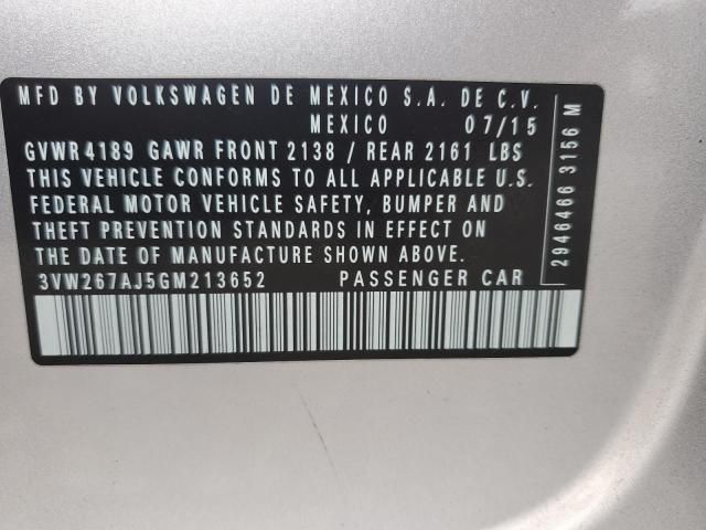 2016 Volkswagen Jetta S