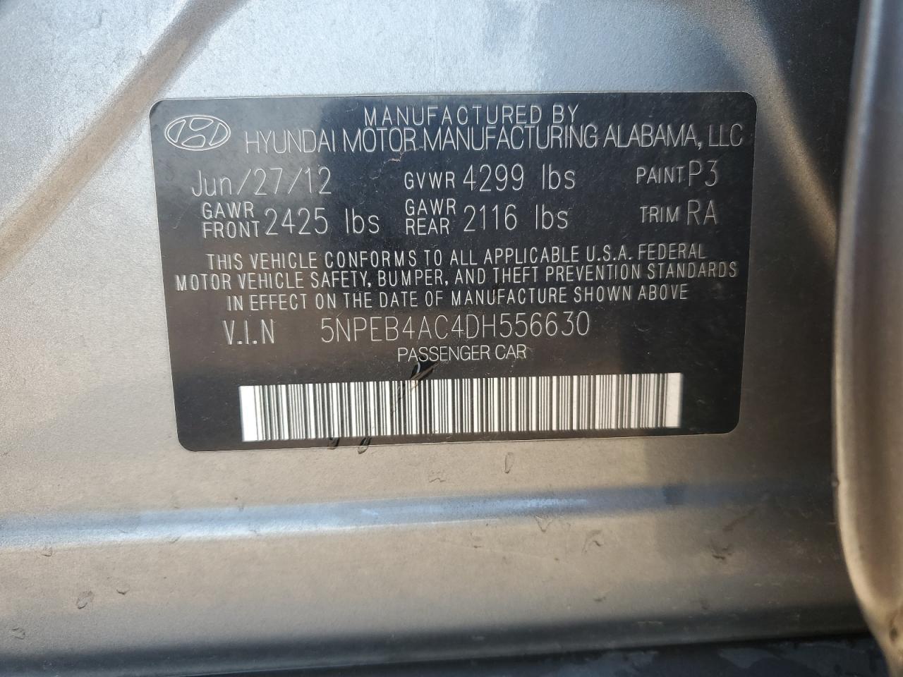 2013 Hyundai Sonata gls