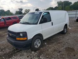 Salvage trucks for sale at Chicago Heights, IL auction: 2017 Chevrolet Express G2500