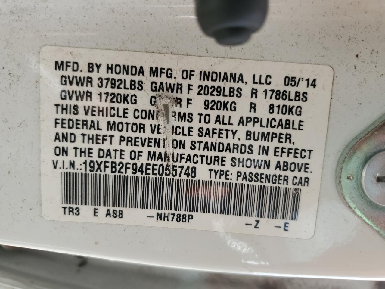 2014 Honda Civic exl