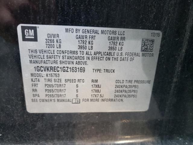 2016 Chevrolet Silverado K1500 LT
