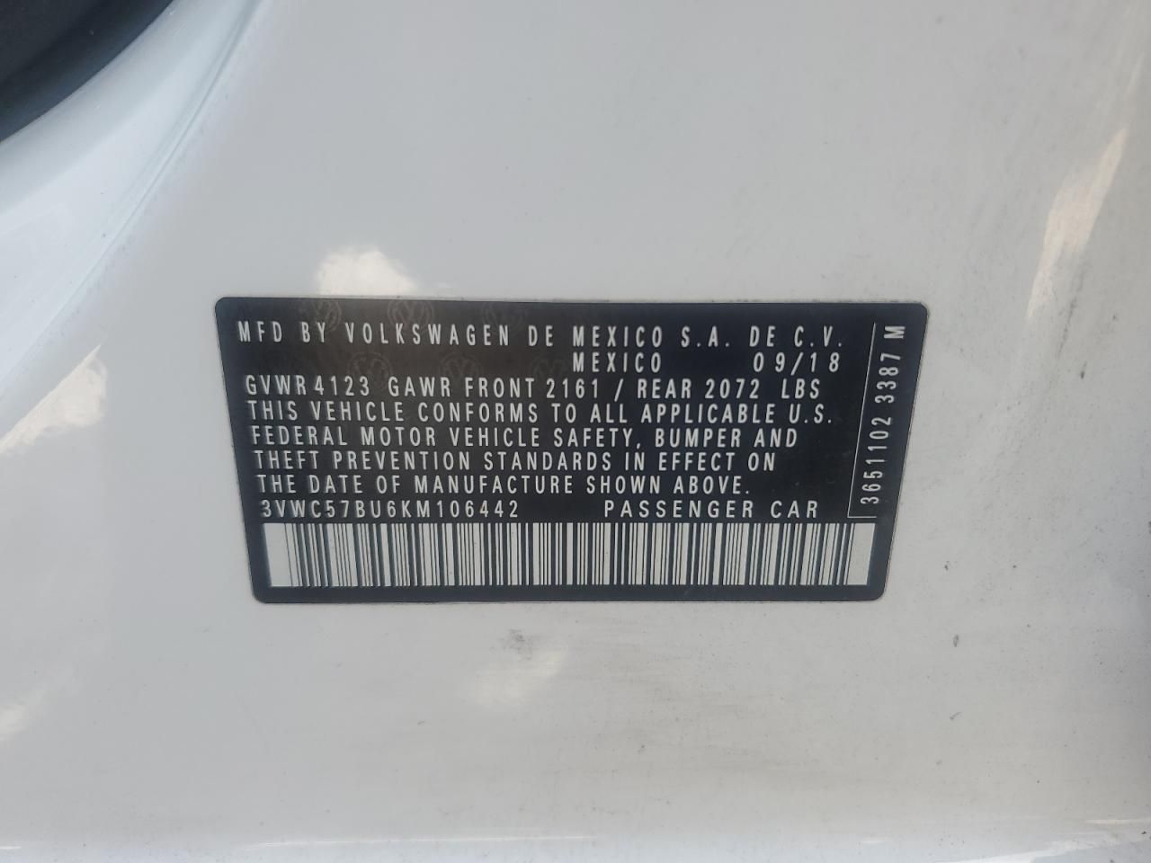 2019 Volkswagen Jetta s