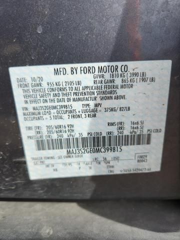 2021 Ford Ecosport SE