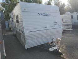 Keystone salvage cars for sale: 2003 Keystone Springdale