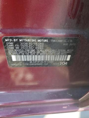 2020 Mitsubishi Mirage G4 es