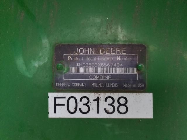 1995 John Deere 9600-Agriculture Tractor